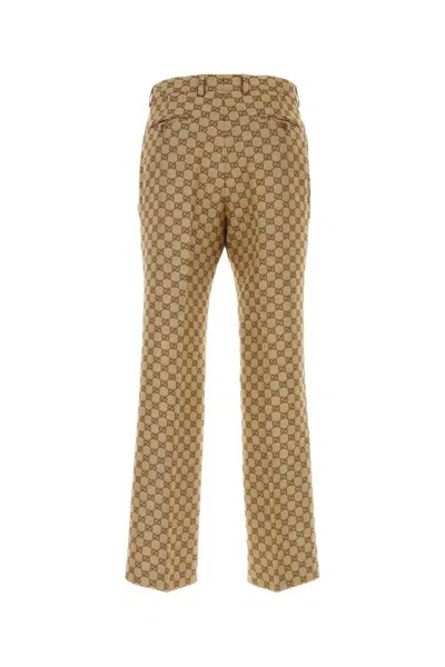 Shop Gucci Pants In Printed