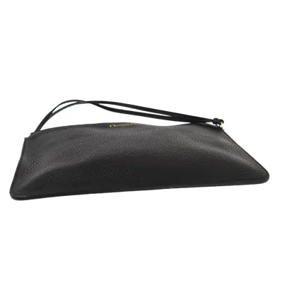 Shop Dior -- Black Leather Clutch Bag ()