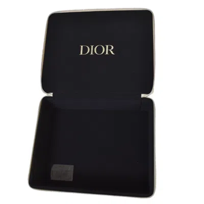 Shop Dior Cd Beige Polyester Clutch Bag ()