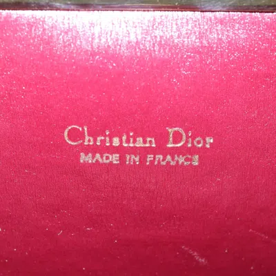 Shop Dior Trotter Red Canvas Clutch Bag ()