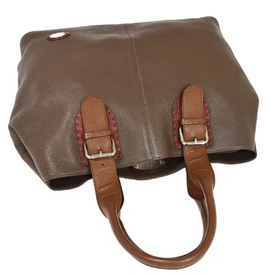 Shop Fendi Selleria Brown Leather Shoulder Bag ()