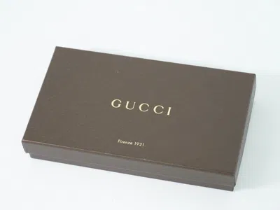 Shop Gucci Brown Synthetic Wallet  ()