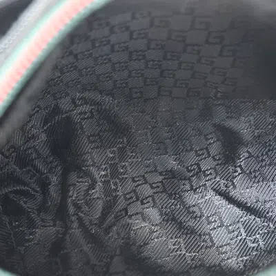 Shop Gucci Sherry Black Synthetic Shoulder Bag ()