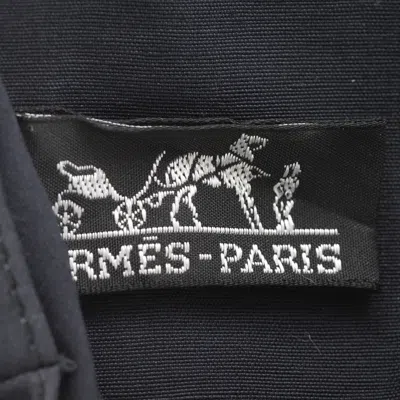 Shop Hermes Hermès Fool Toe Black Cotton Wallet  ()