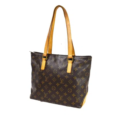 Pre-owned Louis Vuitton Cabas Piano Brown Canvas Tote Bag ()
