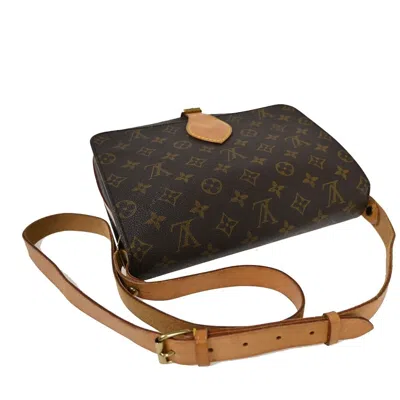 Pre-owned Louis Vuitton Cartouchière Brown Canvas Shoulder Bag ()