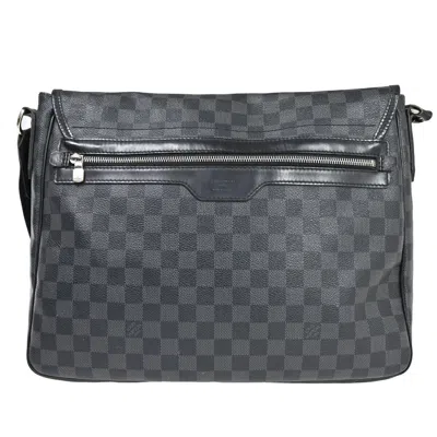 Pre-owned Louis Vuitton Daniel Black Canvas Shoulder Bag ()