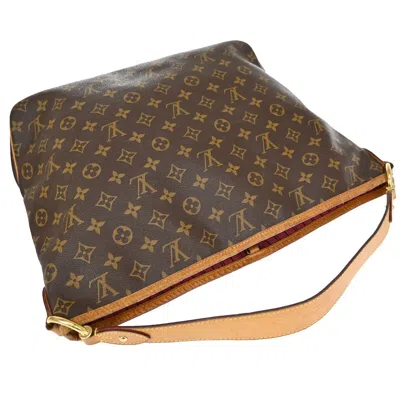 Pre-owned Louis Vuitton Delightfull Pm Brown Canvas Shoulder Bag ()