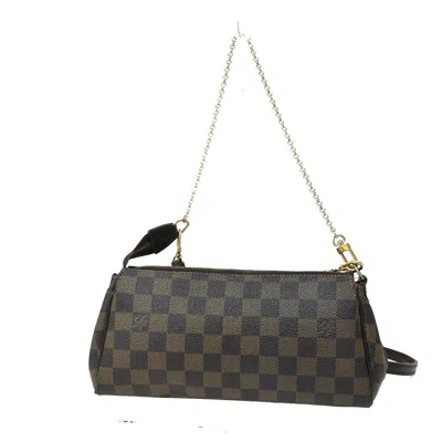 Pre-owned Louis Vuitton Eva Brown Canvas Shoulder Bag ()