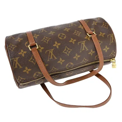 Pre-owned Louis Vuitton Papillon 26 Brown Canvas Shoulder Bag ()