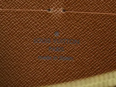 Pre-owned Louis Vuitton Portefeuille Zippy Brown Canvas Wallet  ()