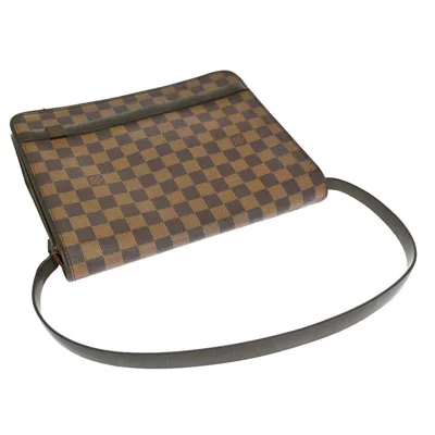 Pre-owned Louis Vuitton Tribeca Brown Canvas Shoulder Bag ()