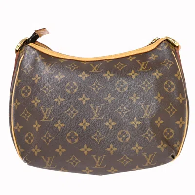 Pre-owned Louis Vuitton Tulum Brown Canvas Shoulder Bag ()