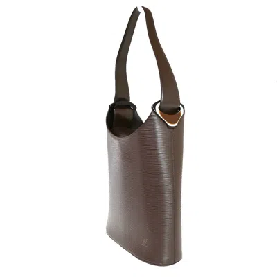 Pre-owned Louis Vuitton Verseau Brown Leather Shoulder Bag ()