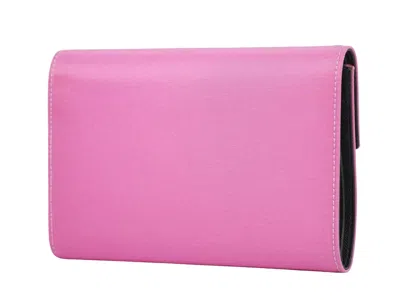 Shop Prada Pink Synthetic Wallet  ()