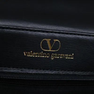 Shop Valentino Garavani Vlogo Brown Leather Shoulder Bag ()