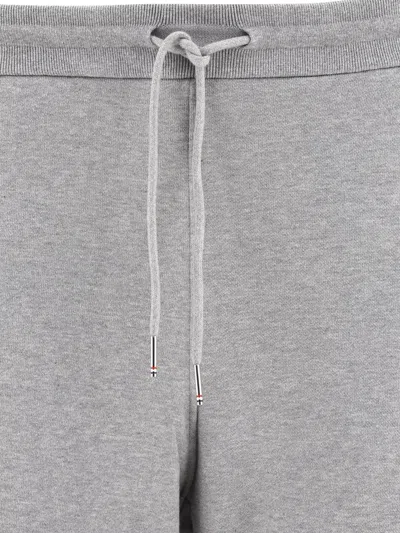 Shop Thom Browne "4 Bar" Joggers