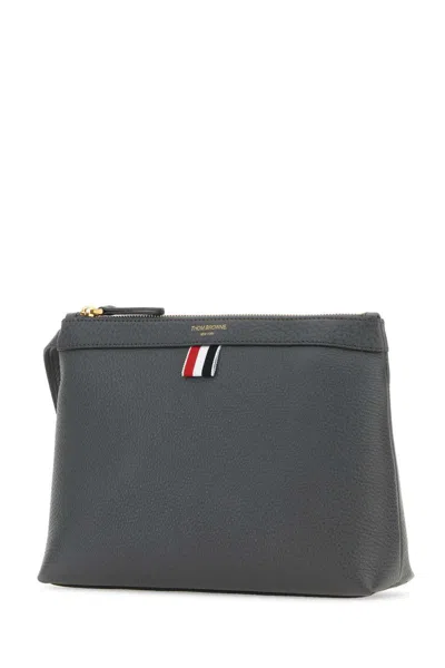 Shop Thom Browne Beauty Case. In Grey