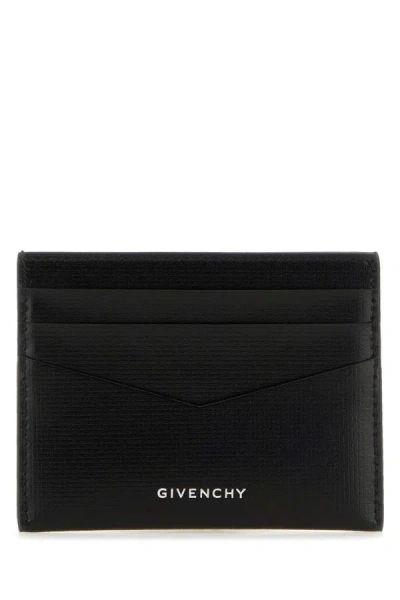 Shop Givenchy Man Black Leather Card Holder