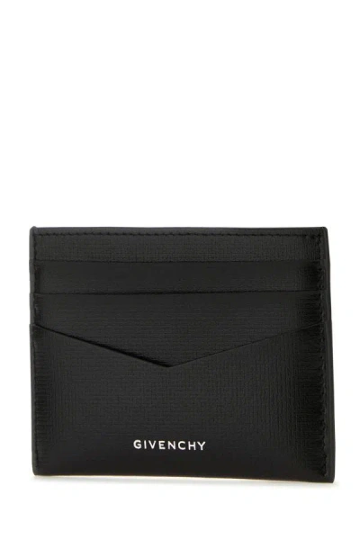 Shop Givenchy Man Black Leather Card Holder