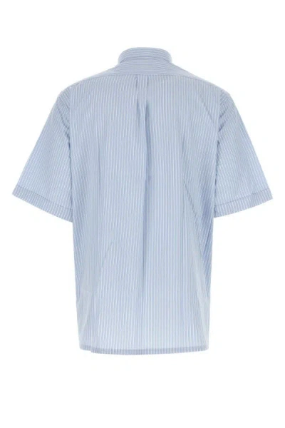 Shop Givenchy Man Embroidered Poplin Shirt In Multicolor