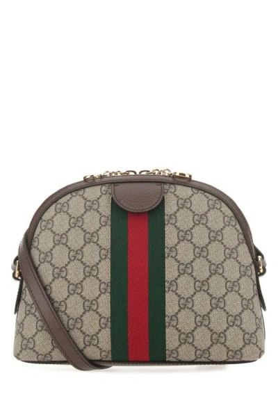 Shop Gucci Woman Gg Supreme Fabric Ophidia Crossbody Bag In Multicolor