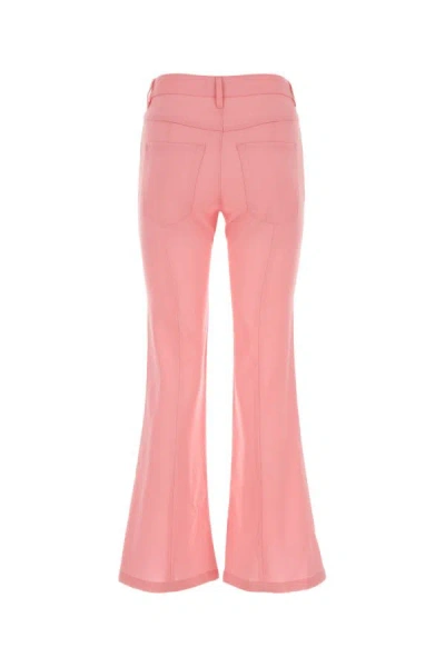Shop Marni Woman Pink Wool Blend Pant