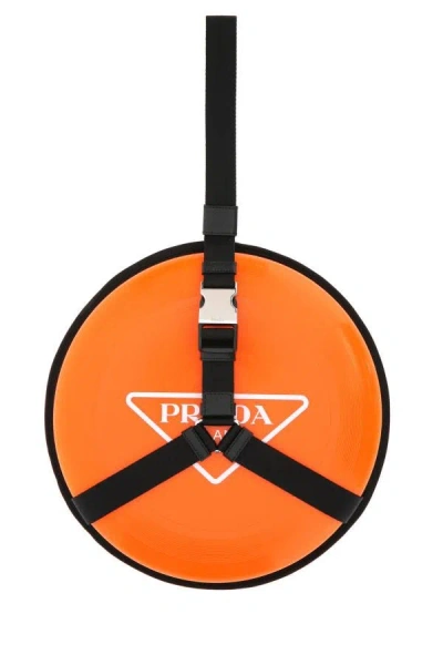 Shop Prada Unisex Fluo Orange Frisbee