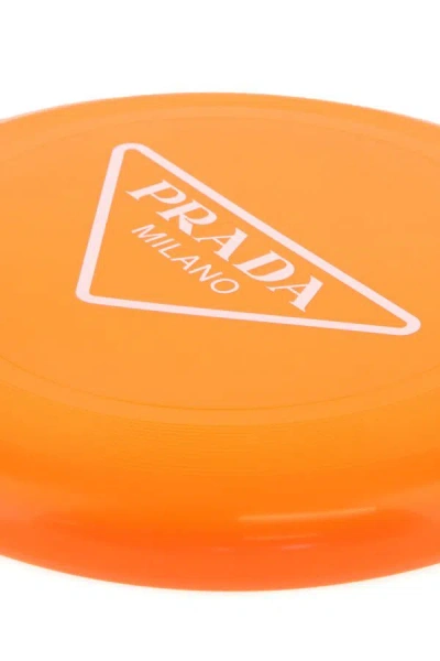 Shop Prada Unisex Fluo Orange Frisbee