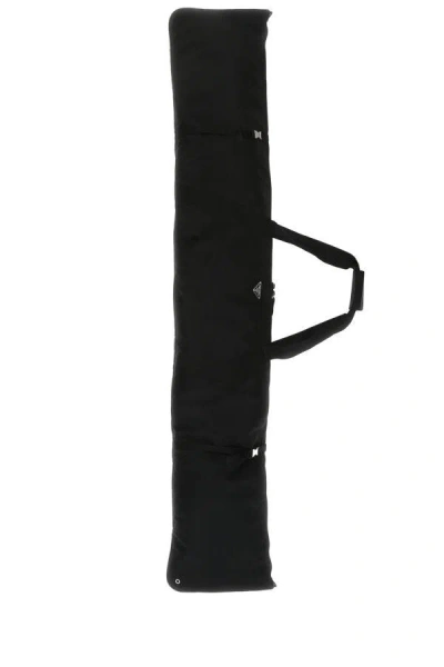 Shop Prada Woman Black Re-nylon Ski Bag