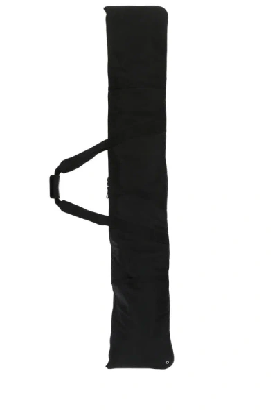 Prada Woman Black Re-nylon Ski Bag In Black