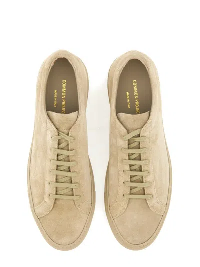 Shop Common Projects Leather Sneaker In White