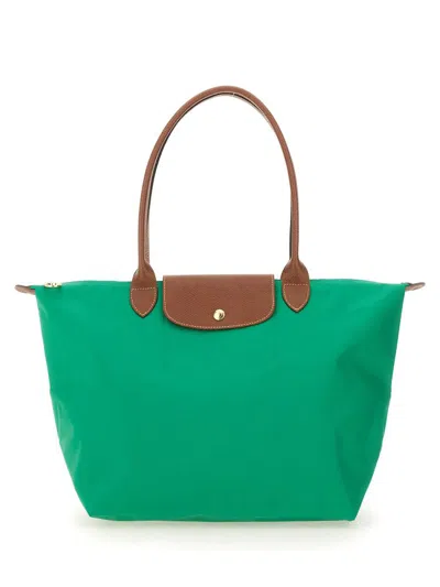 Shop Longchamp Le Pliage Large Bag In Green