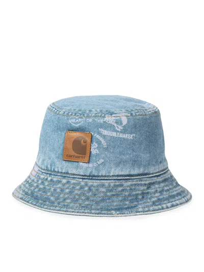 Shop Carhartt Bucket Hat In Blue