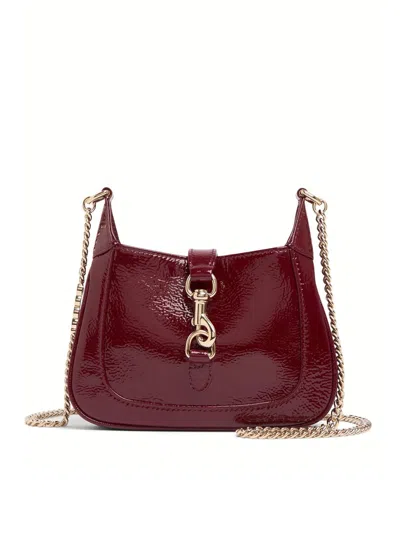 Shop Gucci Jackie Notte Mini Bag In Red