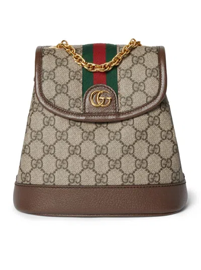 Gucci Ophidia Mini Backpack In Nude & Neutrals