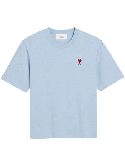 Shop Ami Alexandre Mattiussi Ami Paris T-shirts And Polos In Blue