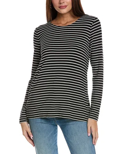 Shop Cabi Side Snap T-shirt In Multi