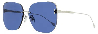 Shop Isabel Marant Women's Square Sunglasses Im0082s 6lbku Ruthenium 65mm In Multi
