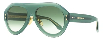 Shop Isabel Marant Women's Darly Sunglasses Im0001s 1ed9k Transparent Green 57mm In Multi