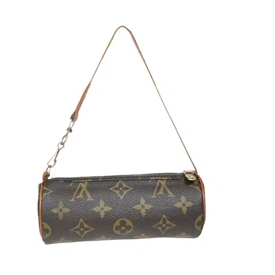 Pre-owned Louis Vuitton Papillon Brown Canvas Clutch Bag ()