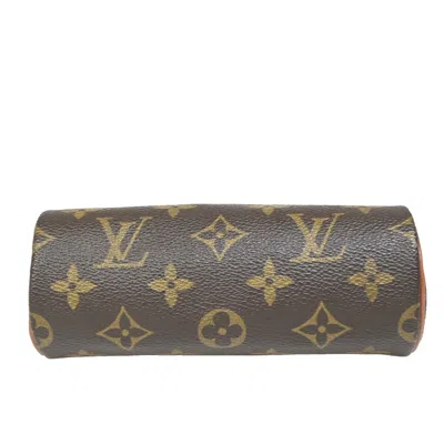 Pre-owned Louis Vuitton Papillon Brown Canvas Clutch Bag ()