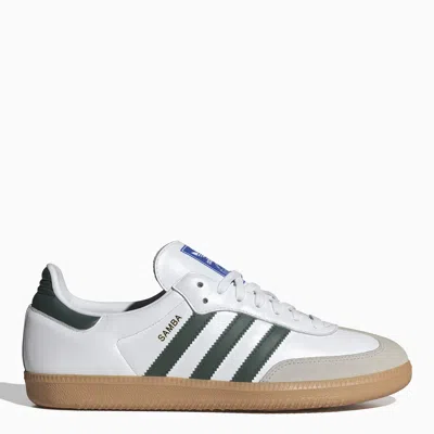 Adidas Originals Samba Og "cloud White/collegiate Green/grey Two/gum" Sneakers