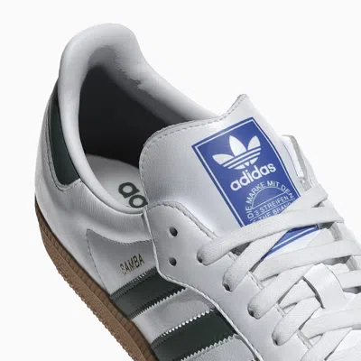Adidas Originals Samba Og "cloud White/collegiate Green/grey Two/gum" Sneakers