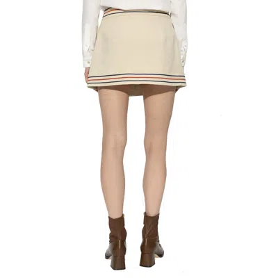 Gucci Gold-tone Buttoned High-waisted Wrap Skirt