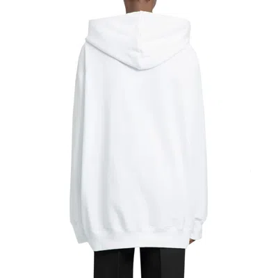 Shop Lanvin Oversized Logo Hoodie Sweatshirt