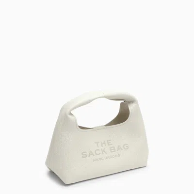 Shop Marc Jacobs The Mini Sack White Leather Bag