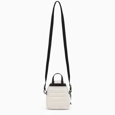 Shop Moncler Kilia Small White Nylon Bag