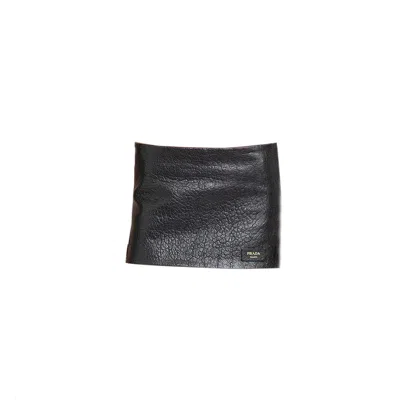Prada Low-rise Leather Miniskirt