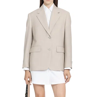 Shop Prada Wool Blazer Jacket